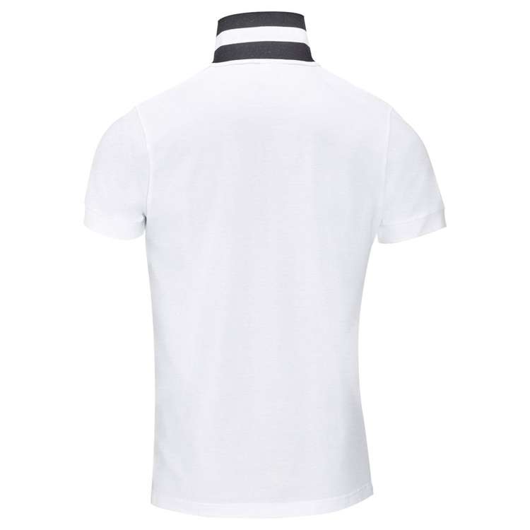 Рубашка поло мужская PATRIOT белая с черным, размер XXL