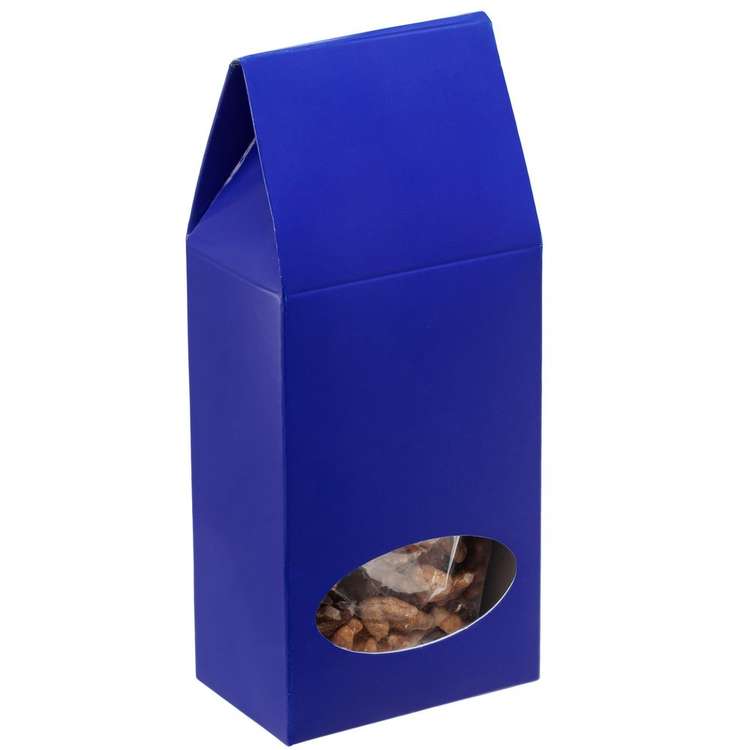 Коробка с окном English Breakfast, синяя