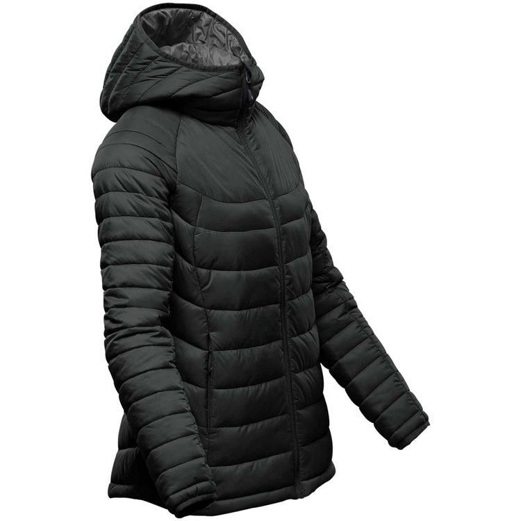 Куртка компактная женская Stavanger черная с серым, размер L