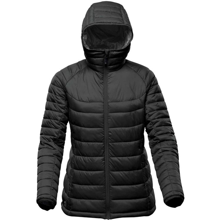 Куртка компактная женская Stavanger черная с серым, размер M