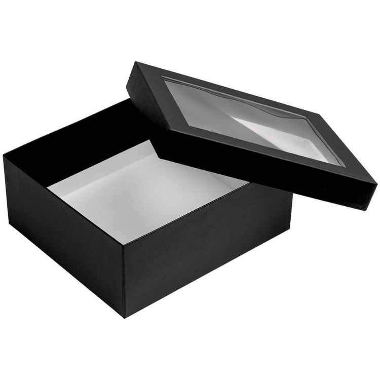 Коробка Teaser с окошком, черная