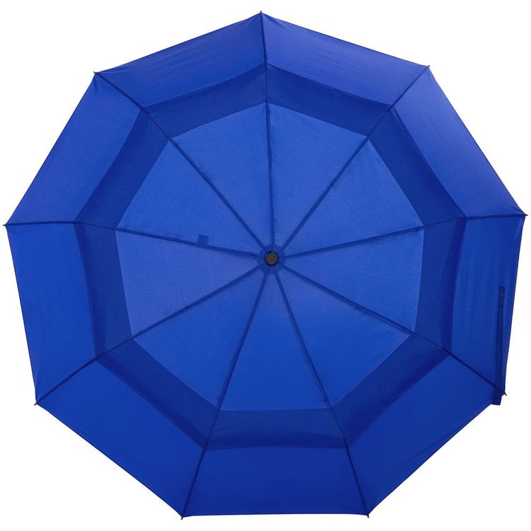 Складной зонт Dome Double с двойным куполом, синий