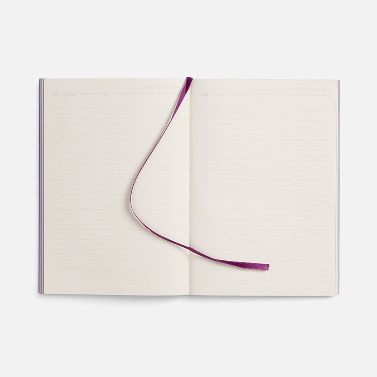 Ежедневник Flat, недатированный, фиолетовый, ver.2