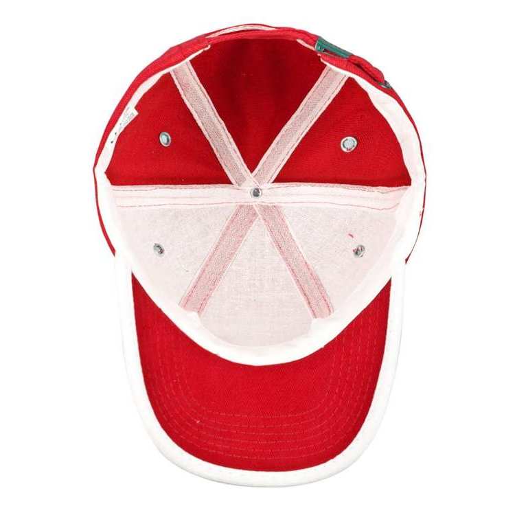 Бейсболка Unit Trendy, красная с белым