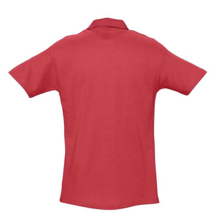 Рубашка поло мужская SPRING 210 красная, размер L