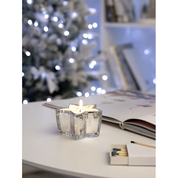 Свеча Wishlight, серебристая