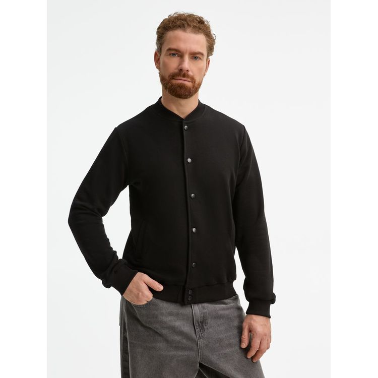 Бомбер унисекс Nuppu, черный