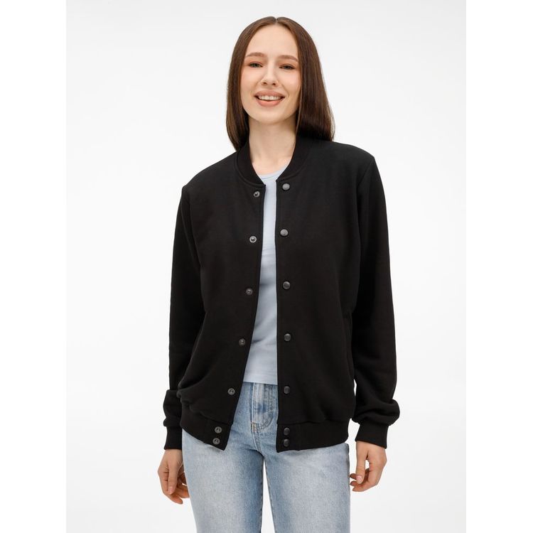 Бомбер унисекс Nuppu, черный