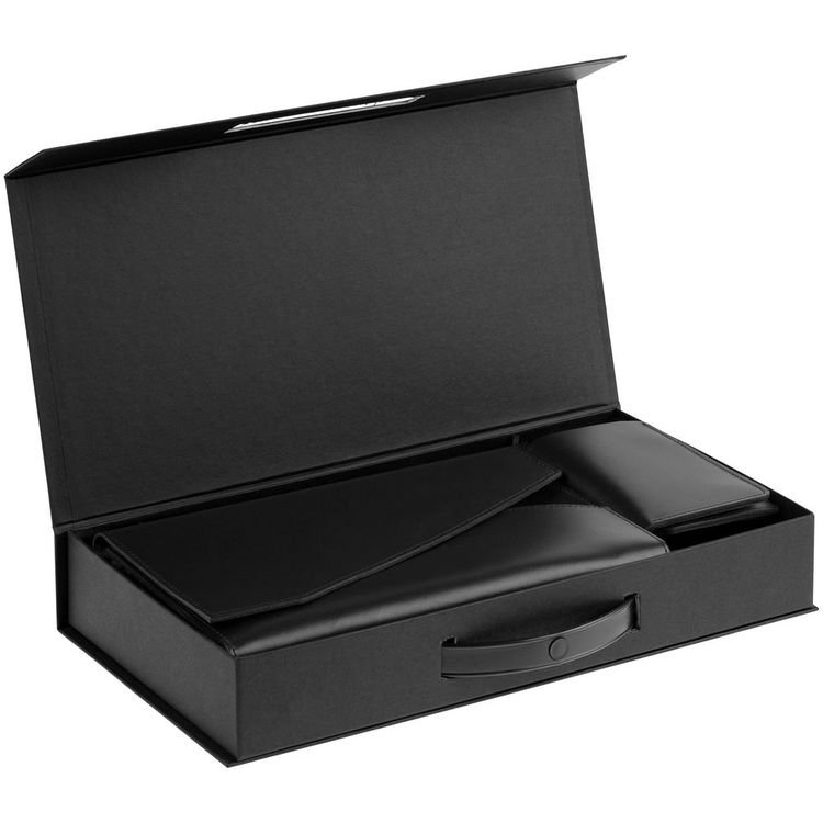 Коробка с ручкой Platt, черная