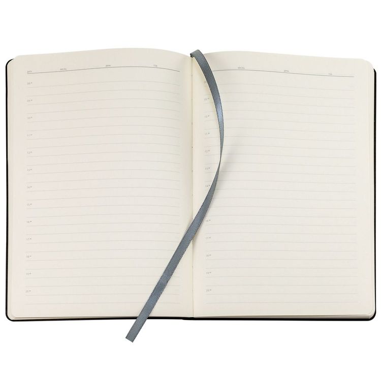 Ежедневник Lable, недатированный, темно-серый