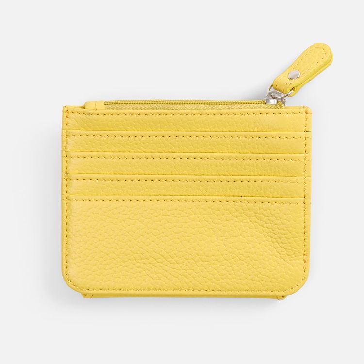 Картхолдер на молнии Unison, желтый