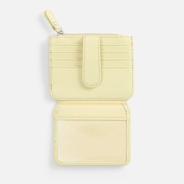 Картхолдер на молнии Unison, светло-зеленый