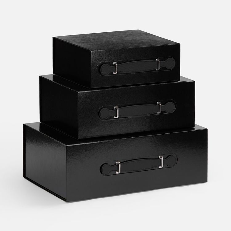 Коробка складная Holdfold, S, черная