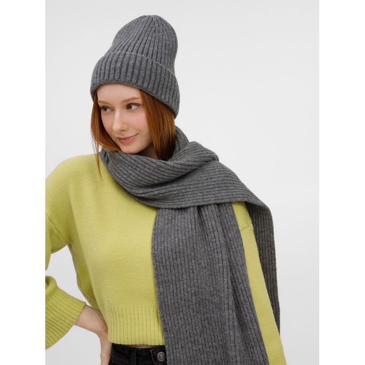 Шарф Laconi, темно-серый меланж