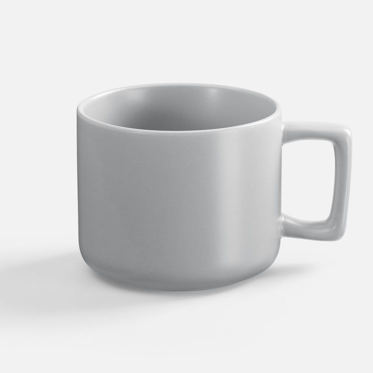 Чашка Jumbo в коробке матовая, светло-серая