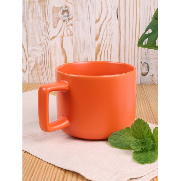 Чашка Jumbo в коробке матовая, оранжевая