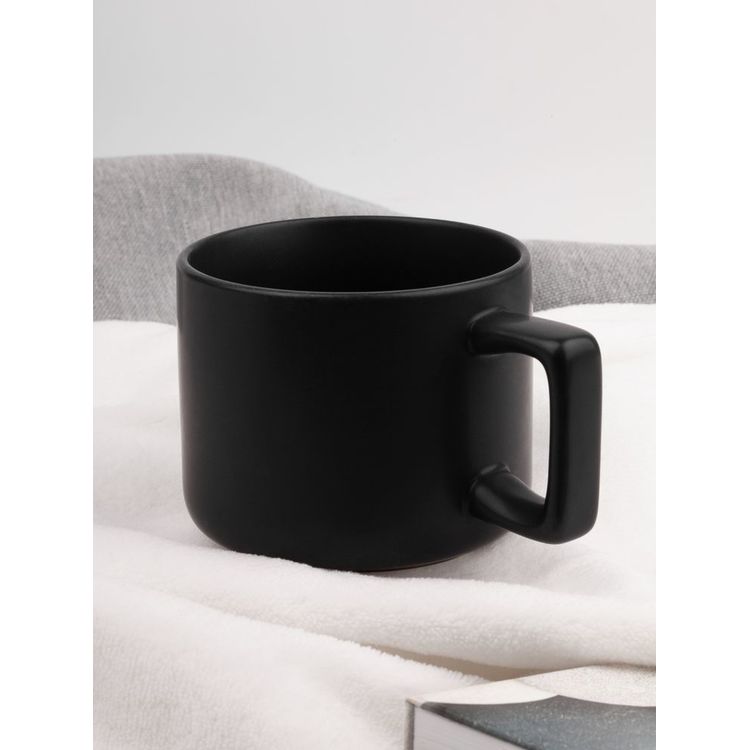 Чашка Jumbo в коробке матовая, черная