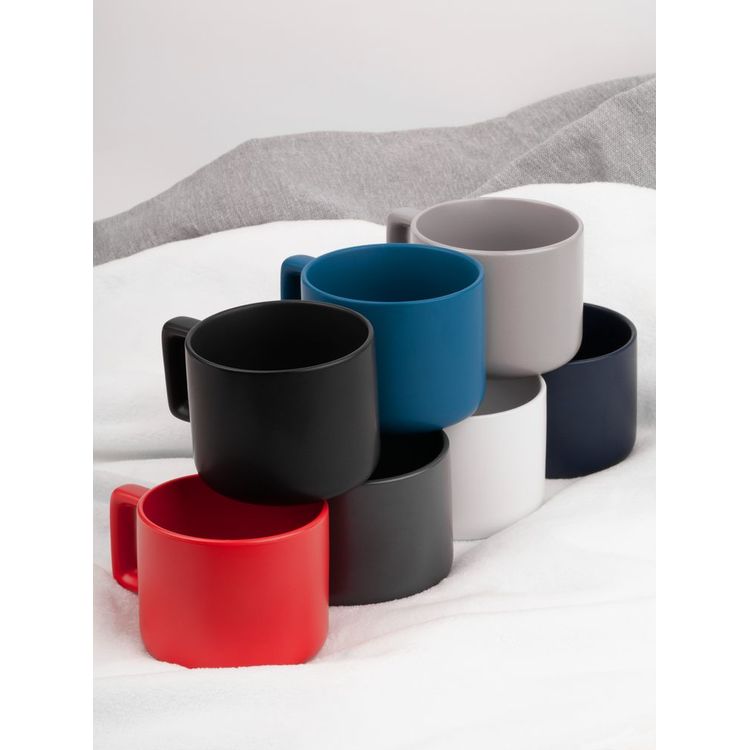 Чашка Jumbo в коробке матовая, темно-синяя