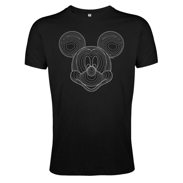 Футболка Mickey Mouse, черная, размер XXL
