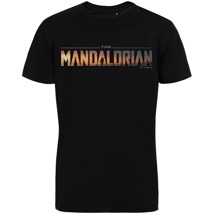 Футболка Mandalorian, черная, размер XS