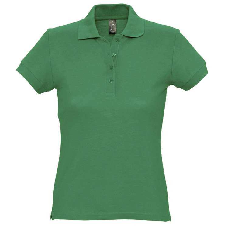 Рубашка поло женская PASSION 170 ярко-зеленая, размер S