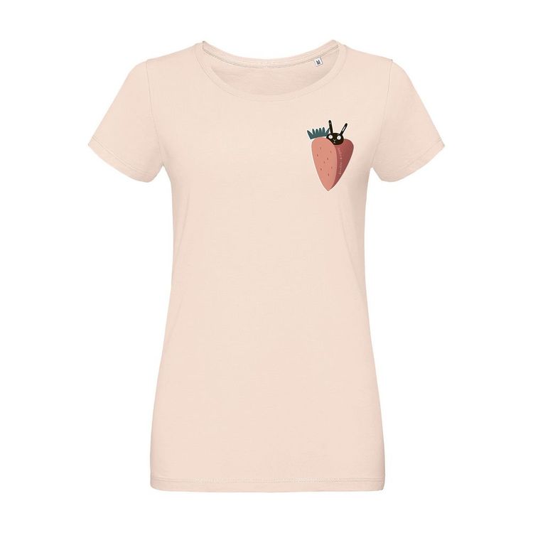 Футболка женская «Любоф-моркоф», розовая, размер L