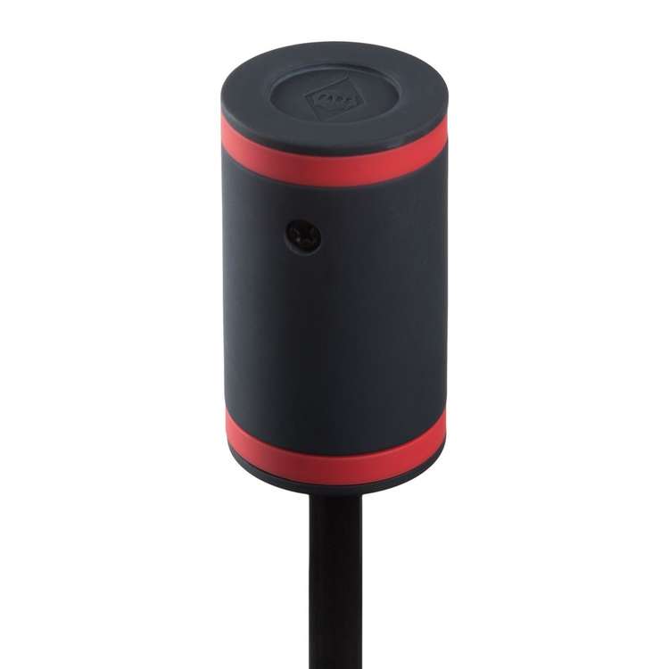 Зонт складной AOC Mini с цветными спицами ver.2, красный