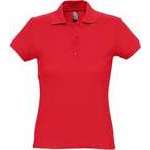 Рубашка поло женская PASSION 170, красная