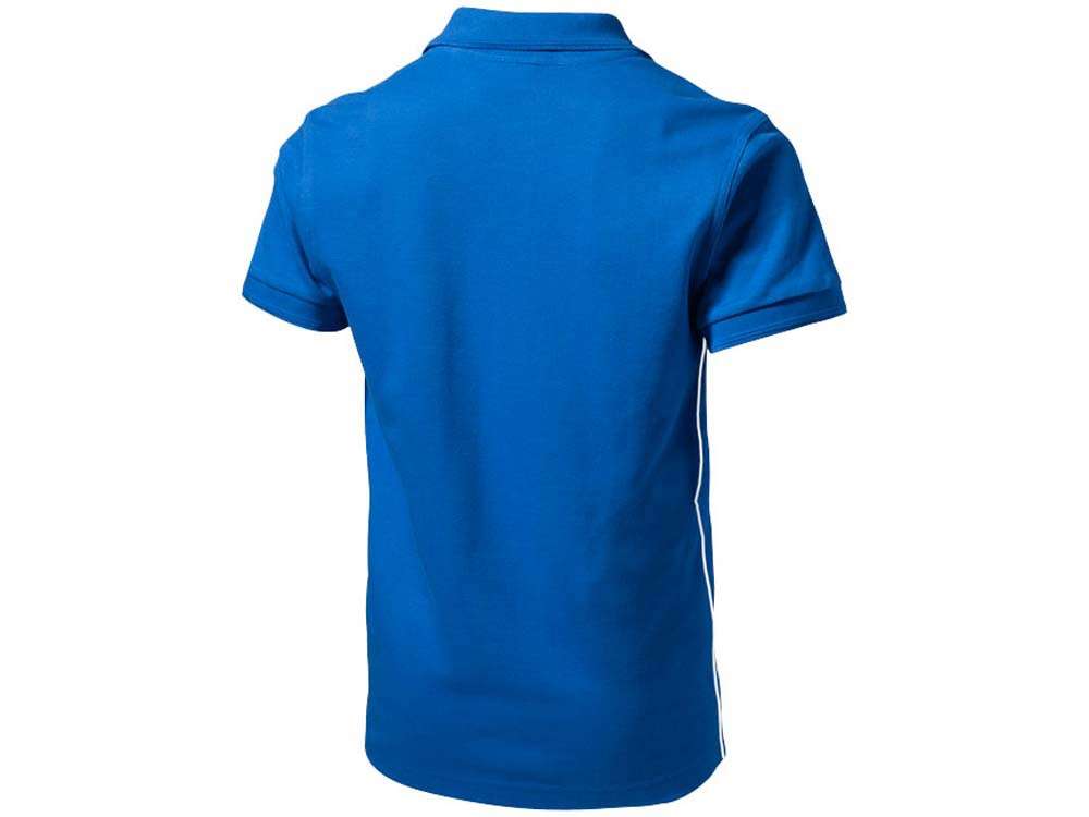 Рубашка поло Backhand мужская, небесно-синий/белый