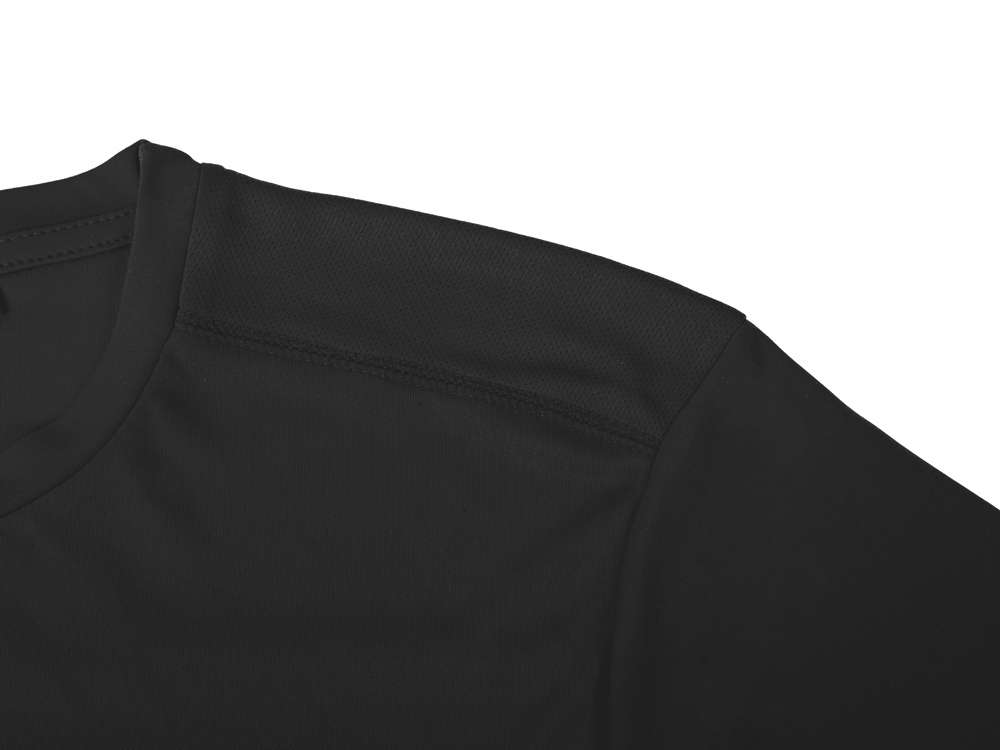 Мужская спортивная футболка Turin из комбинируемых материалов, черный, размер 52