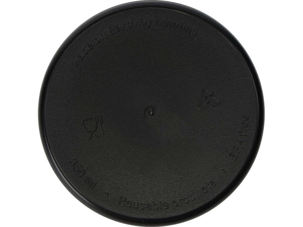 Стакан-тамблер Moment с кофейной крышкой, 350 мл, цвет черный