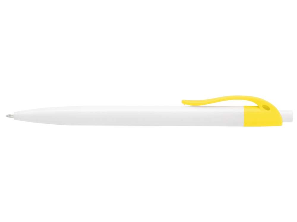 Ручка шариковая Какаду, белый/желтый