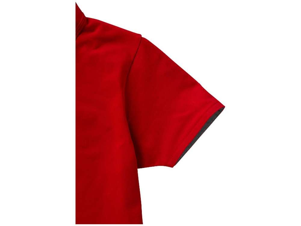 Поло с короткими рукавами Hacker, красный/серый, размер 52