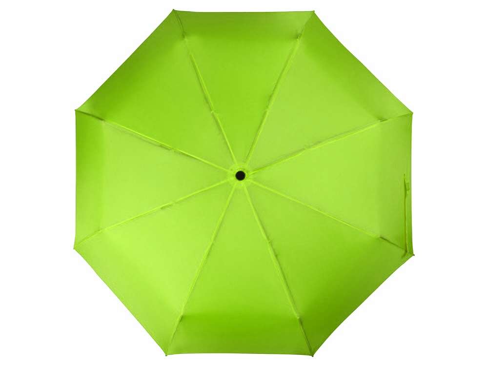 Зонт складной Columbus, механический, 3 сложения, с чехлом, зеленое яблоко (Р)