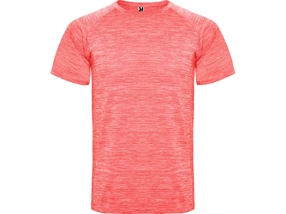 Спортивная футболка Austin мужская, меланжевый неоновый коралловый, размер 44