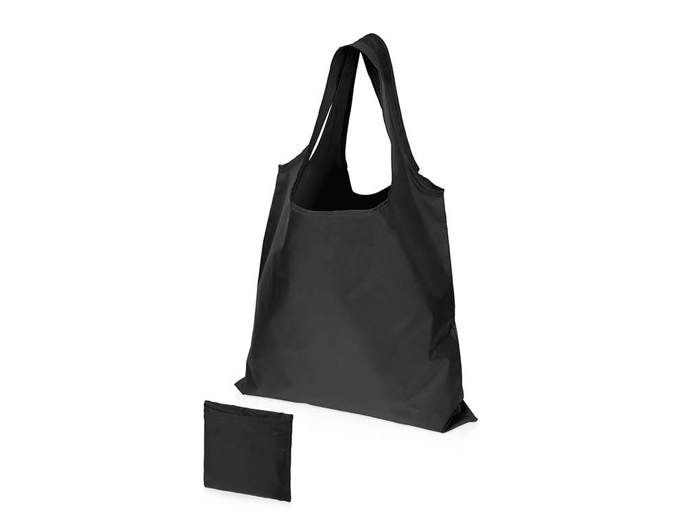 Складная сумка Reviver из переработанного пластика, черный