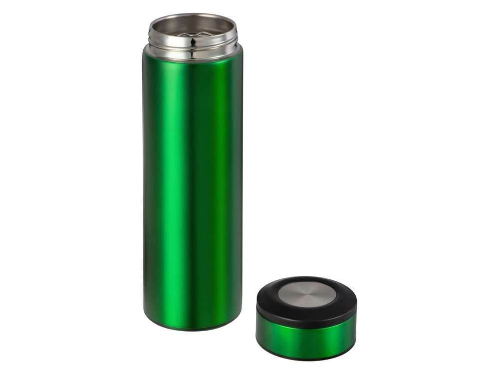 Термос Confident Metallic 420мл, зеленый