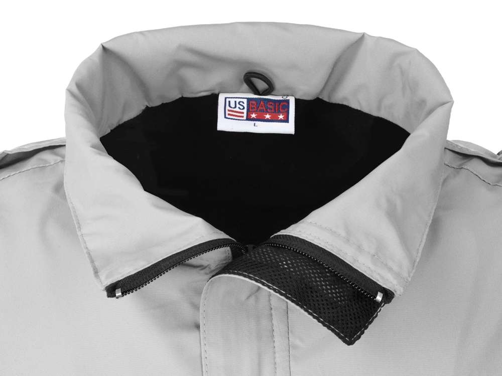 Куртка мужская с капюшоном Wind, серебристый, размер 50