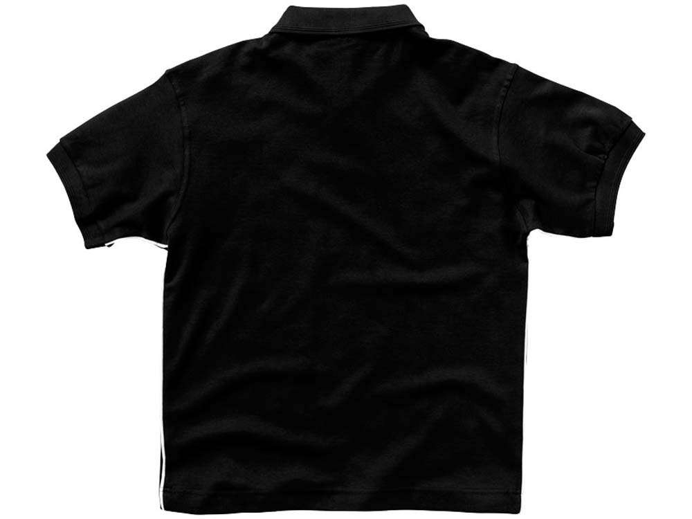 Рубашка поло Backhand мужская, черный/белый, размер 52