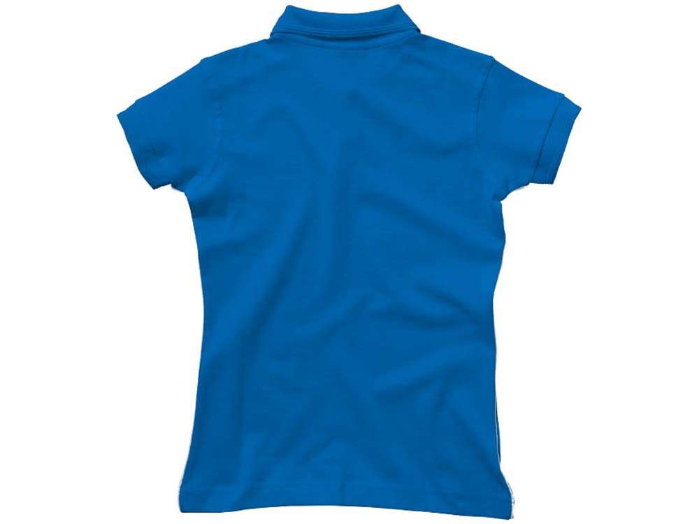 Рубашка поло Backhand женская, небесно-синий/белый