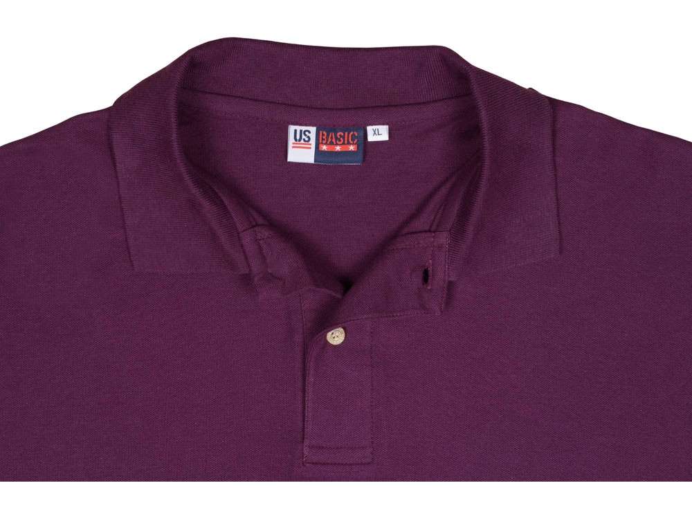 Рубашка поло Boston мужская, темно-фиолетовый