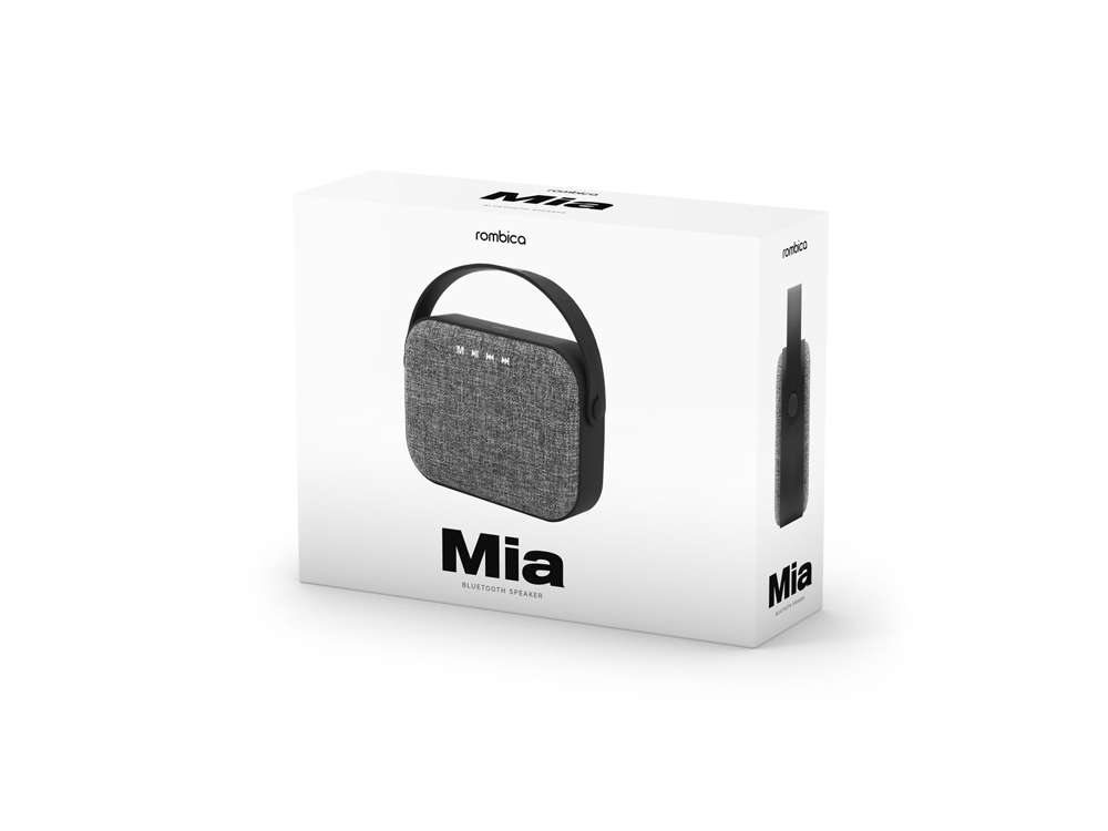Портативная колонка Rombica Mysound Mia с логотипом, серый