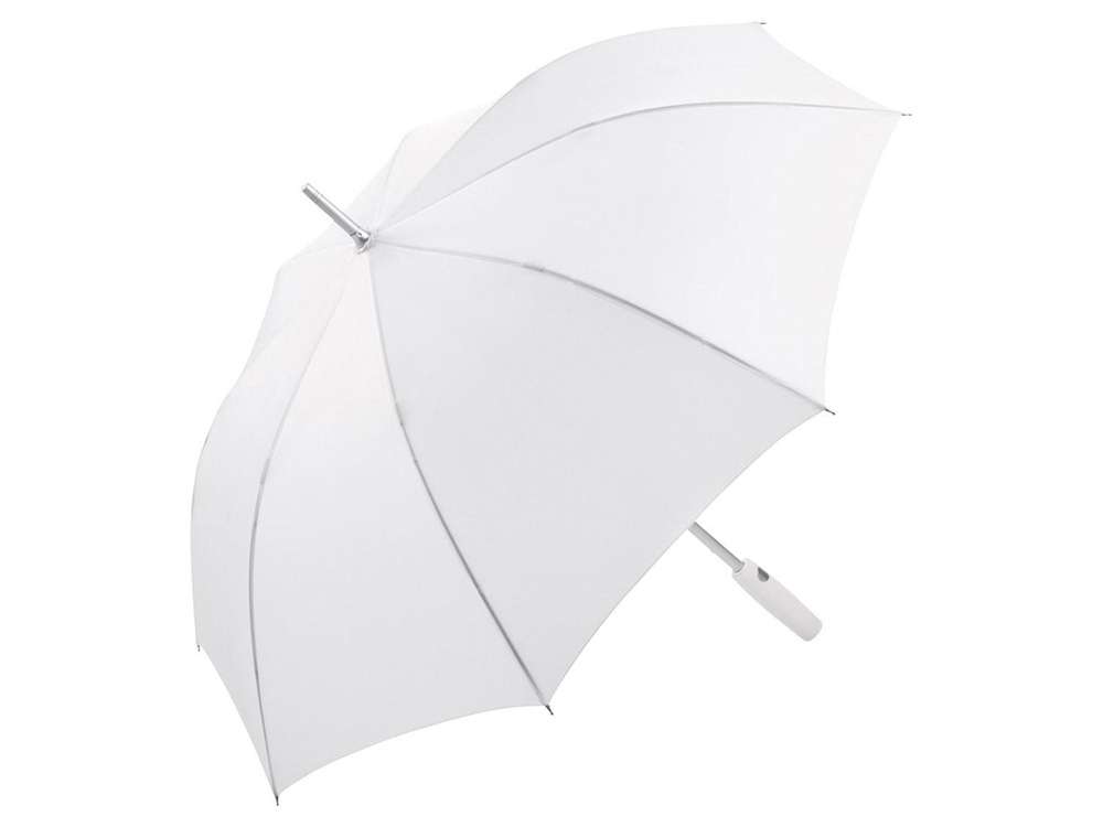 Зонт-трость Alu с деталями из прочного алюминия, белый