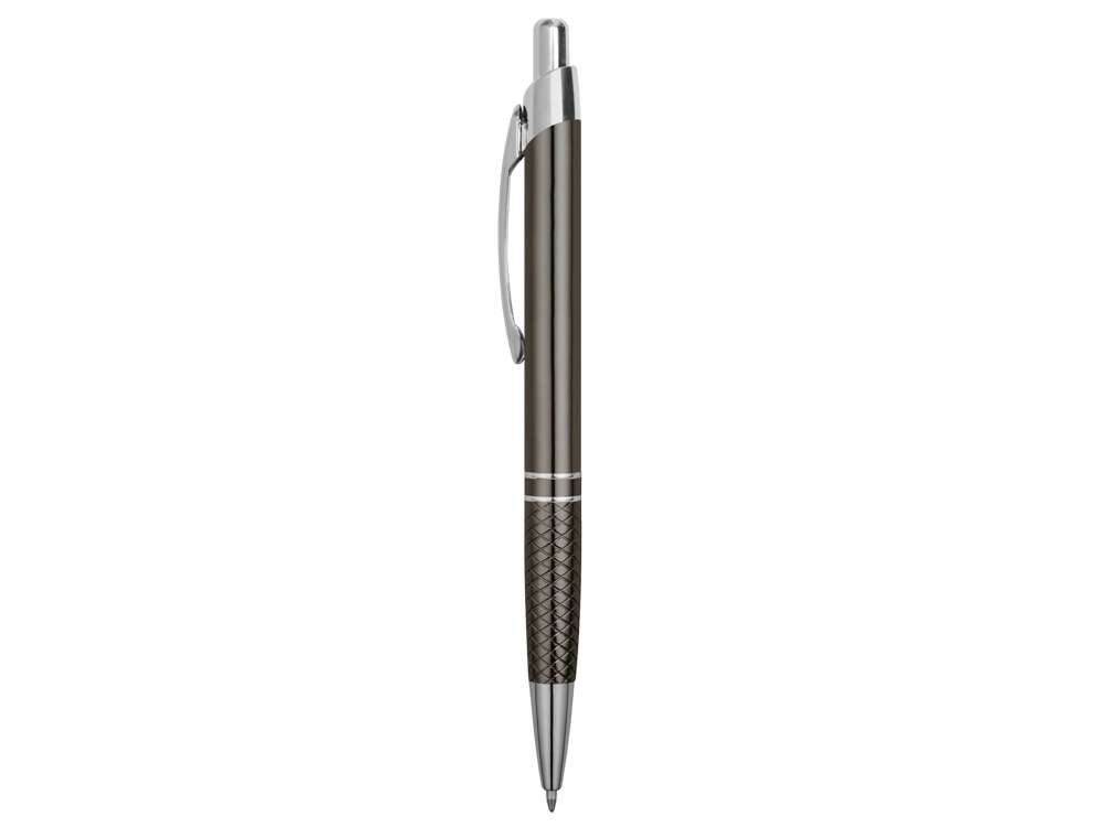 Ручка шариковая Кварц, темно-серый/серебристый