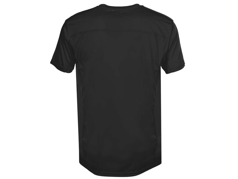Мужская спортивная футболка Turin из комбинируемых материалов, черный, размер 52