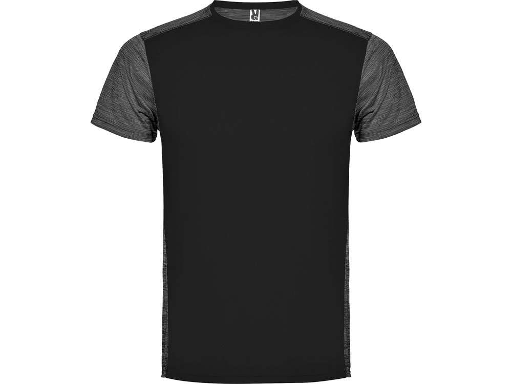 Спортивная футболка Zolder мужская, черный/черный меланж, размер 52-54