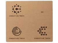 Пробковый коврик для мыши с беспроводной зарядкой Querсus (гравировка)