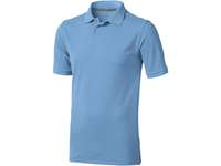 Calgary мужская футболка-поло с коротким рукавом, голубой, размер 58-62