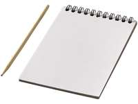 Цветной набор Scratch: блокнот, деревянная ручка
