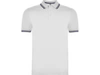 Рубашка поло Montreal мужская, белый/нэйви, размер 56-58